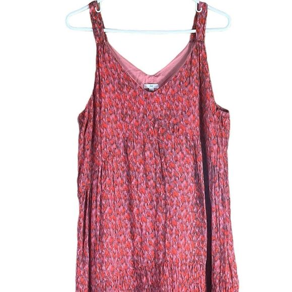 Joie Tea Rose Tiered Sleeveless Summer Maxi Linec Dress Size Large 📦 - Picture 11 of 14